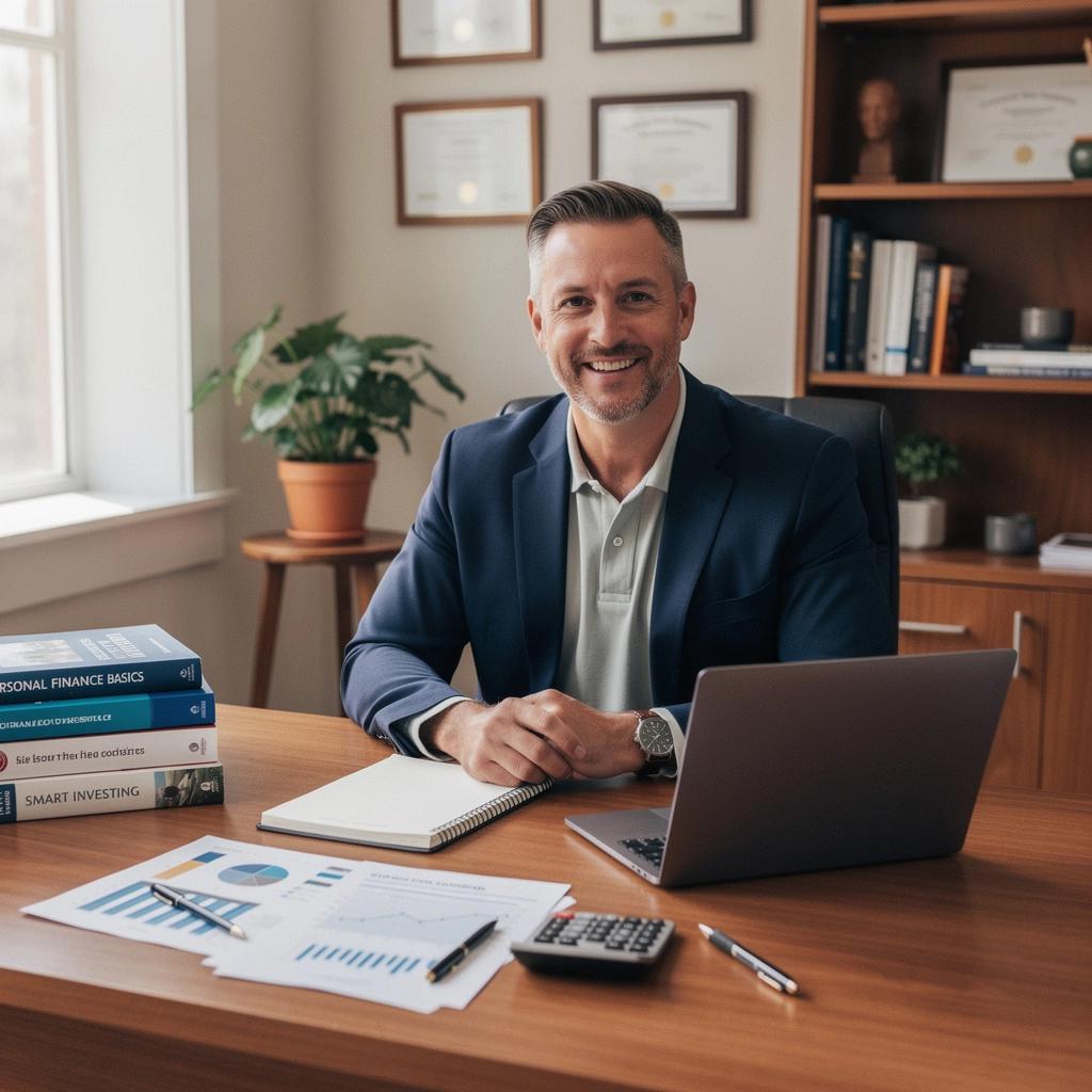 Ilustrace peněženky plné bankovek a mincí s kalkulačkou vedle.